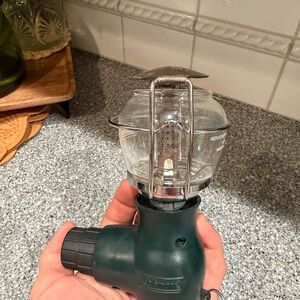 Vintag Green Mini Coleman Camping Lantern